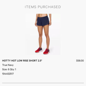 LULULEMON Hotty HOTTY HOT LOW RISE SHORT 2.5"